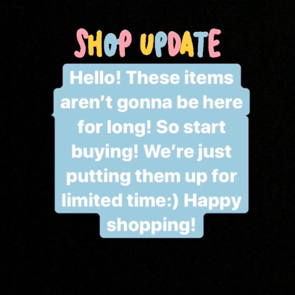 Our items are for limited time!